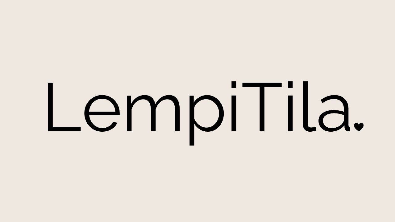 Yrityksen Lempitila logo. Sisustussuunnittelija Tampere